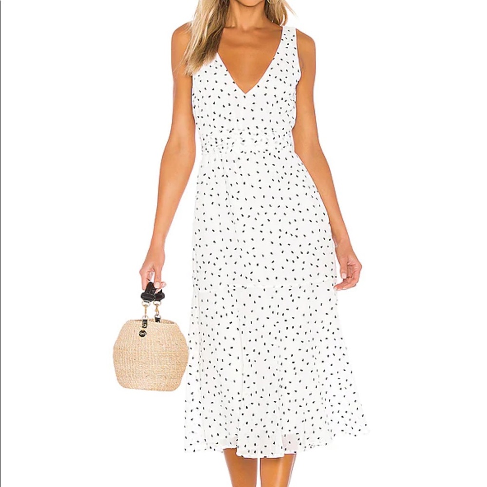 Privacy Please Melinda Midi Dress in White